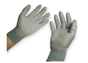 Găng tay sợi nylon phủ bàn tay bằng PU